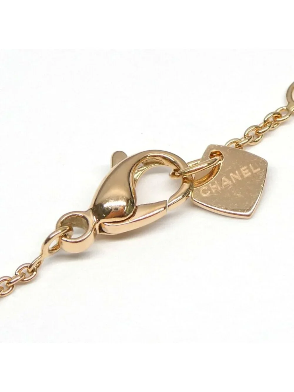 Chanel Coco Crush Collection Bracelet Beige Gold Chain